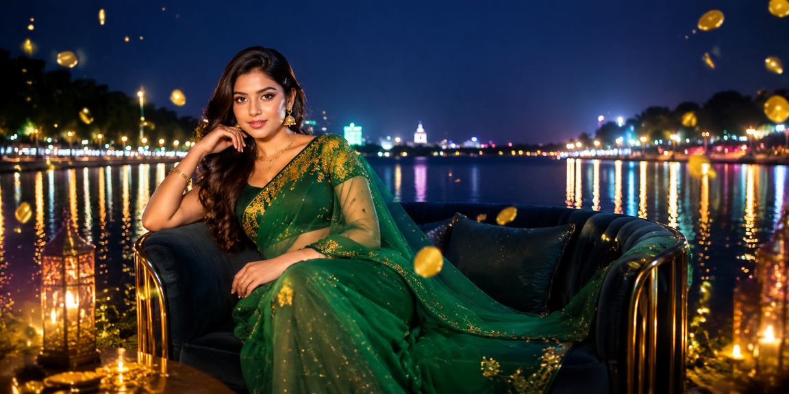 চট্টগ্রামে বিনোদনমূলক ক্যাসিনো অভিজ্ঞতা উপভোগ করছেন শাড়ি পরিহিত নারী