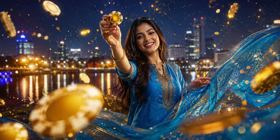 ঢাকায় বিনোদনমূলক ক্যাসিনো অভিজ্ঞতা উপভোগ করছেন শাড়ি পরিহিত নারী