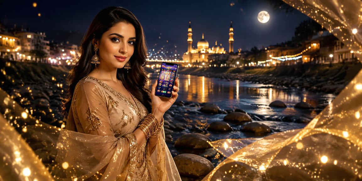 সিলেটে মোবাইল ক্যাসিনো উপভোগ করছেন শাড়ি পরিহিত নারী